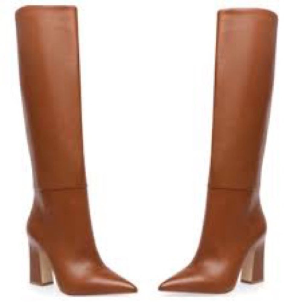 Steve Madden SHOWBIZ-R Brown Cognac Boots